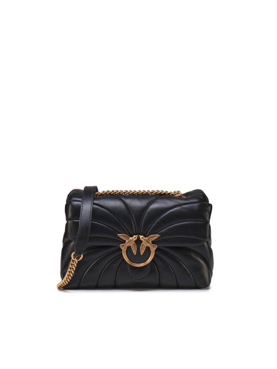 26FW 핑코 크로스백 100038 A1EXZ99Q NERO ANTIQUE GOLD