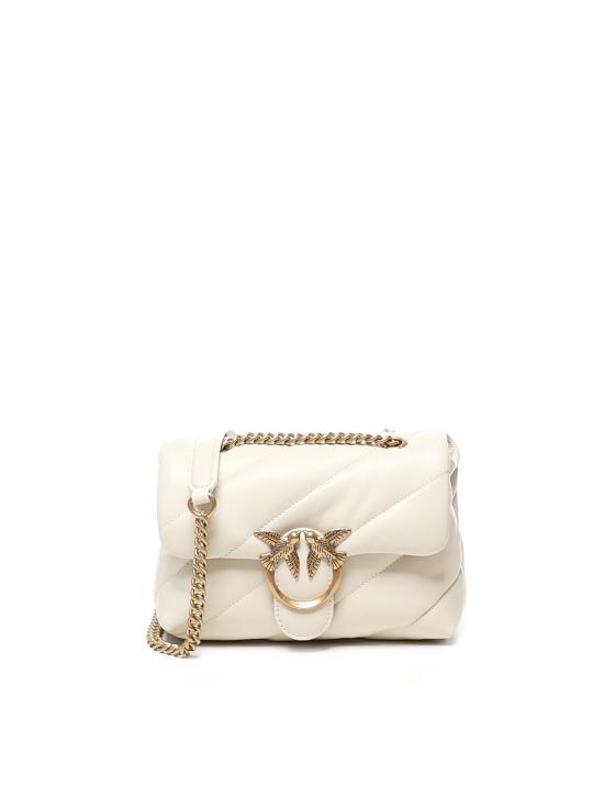 26FW 핑코 크로스백 100039 A0F2Z14Q BIANCO SETA ANTIQUE GOLD - PINKO