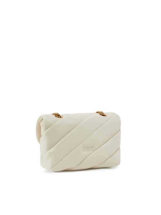 26FW 핑코 크로스백 100039 A0F2Z14Q BIANCO SETA ANTIQUE GOLD - PINKO