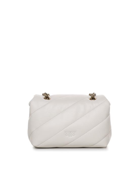 26FW 핑코 크로스백 100039 A0F2Z14Q BIANCO SETA ANTIQUE GOLD - PINKO