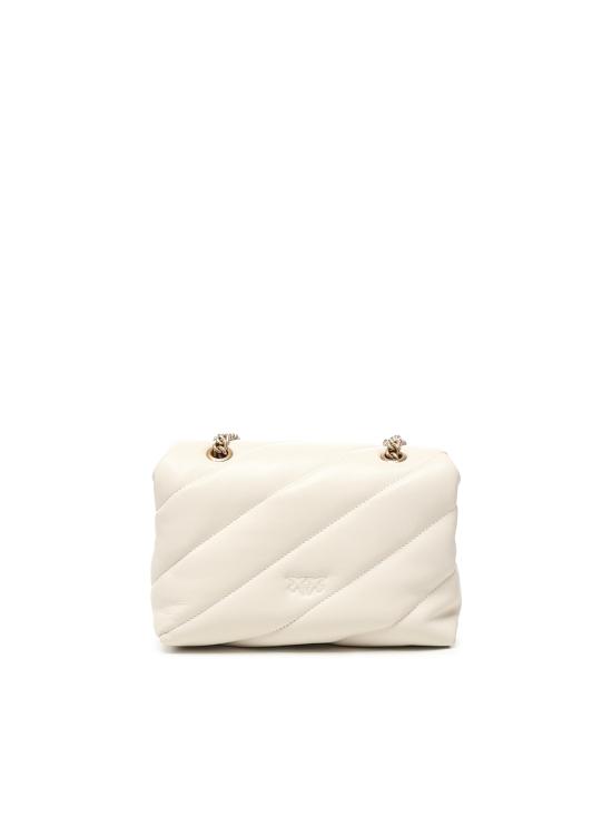 26FW 핑코 크로스백 100039 A0F2Z14Q BIANCO SETA ANTIQUE GOLD - PINKO