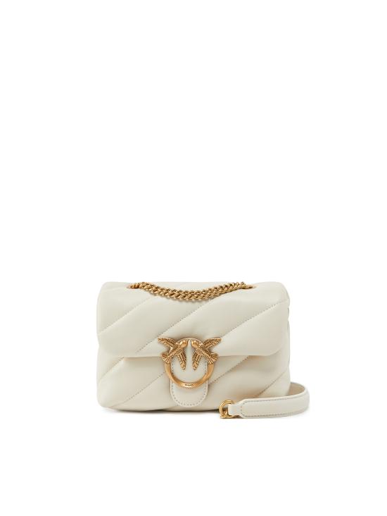 26FW 핑코 크로스백 100039 A0F2Z14Q BIANCO SETA ANTIQUE GOLD - PINKO