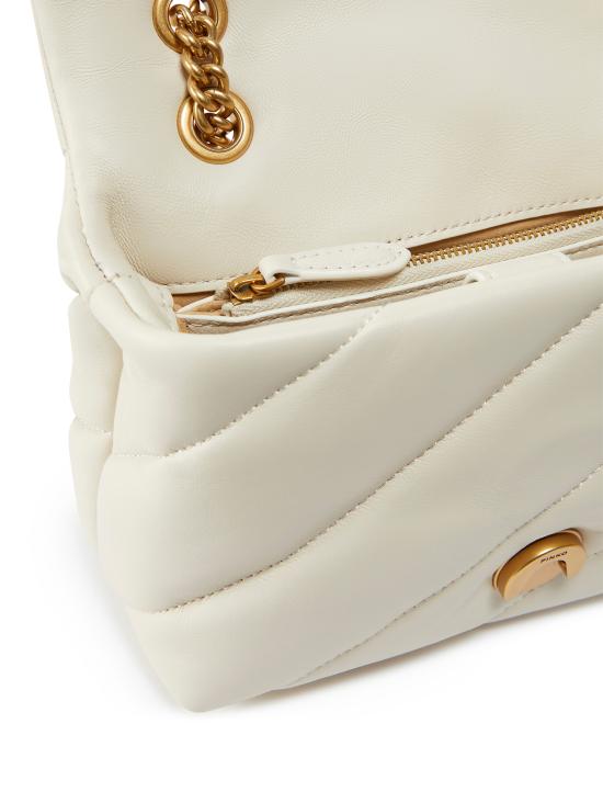 26FW 핑코 크로스백 100039 A0F2Z14Q BIANCO SETA ANTIQUE GOLD - PINKO