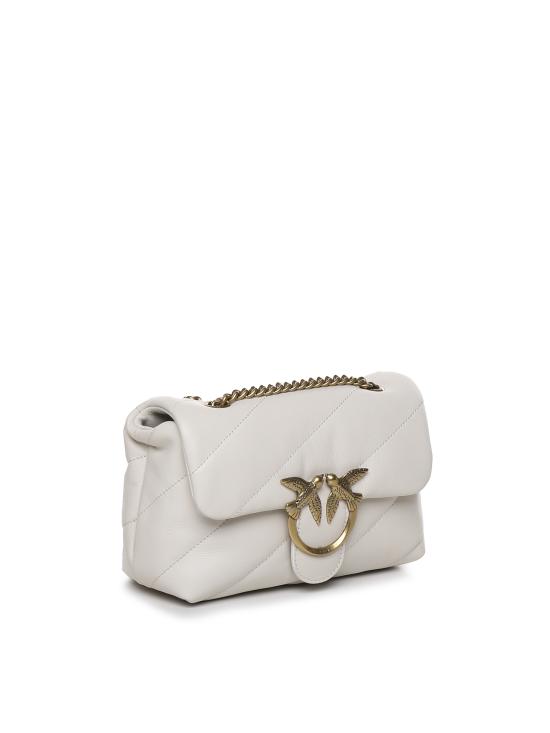 26FW 핑코 크로스백 100039 A0F2Z14Q BIANCO SETA ANTIQUE GOLD - PINKO
