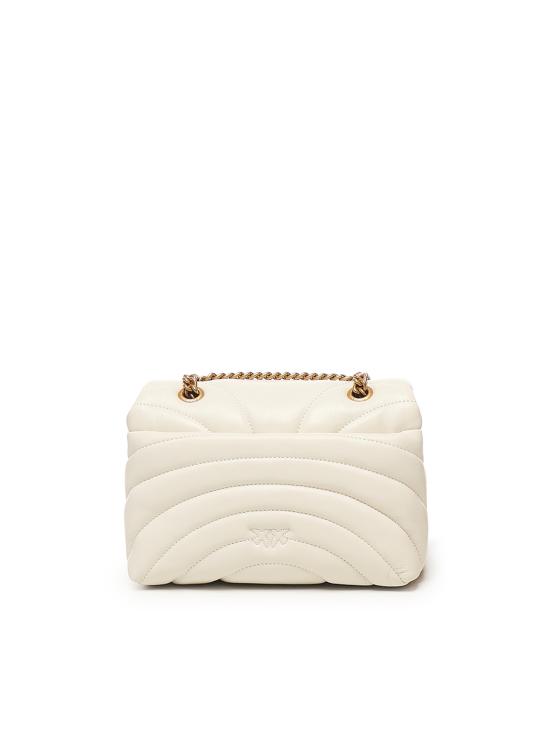 26FW 핑코 크로스백 100039 A1EXZ14Q BIANCO SETA ANTIQUE GOLD - PINKO