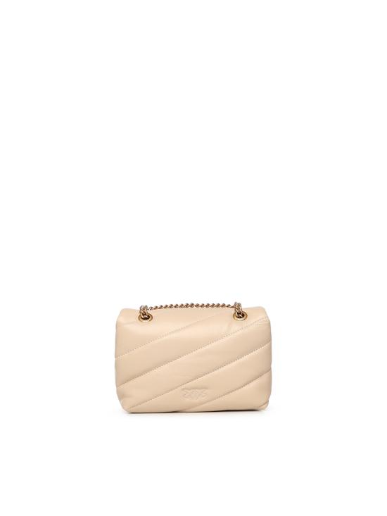 26FW 핑코 크로스백 100040 A0F2C50Q BEIGE GRIGIO FUMO ANTIQUE GOLD - PINKO
