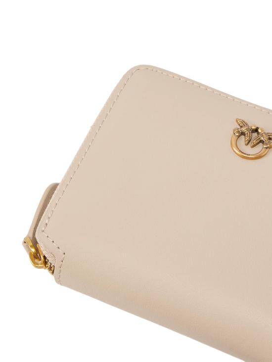 26FW 핑코 지갑 100249 A0F1C50Q BEIGE - PINKO