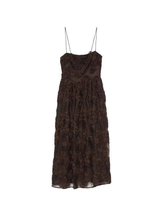 26FW 로테이트 미디 원피스 116283 1667 Marrone
