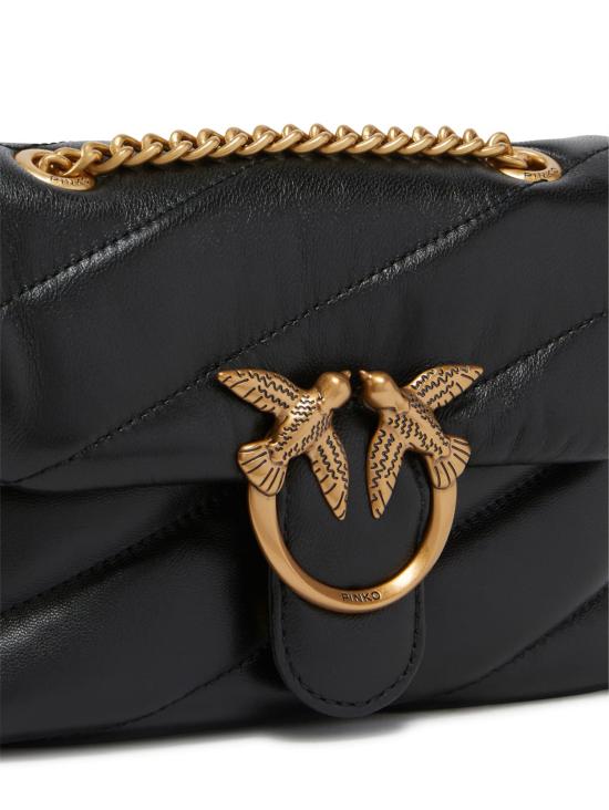 26FW 핑코 크로스백 100040 A0F2Z99Q NERO ANTIQUE GOLD - PINKO