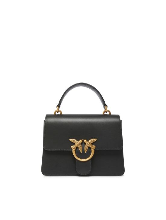 26FW 핑코 토트백 100071 A0F1Z99Q NERO ANTIQUE GOLD