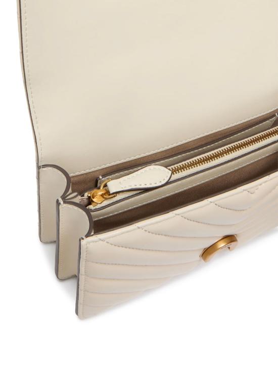 26FW 핑코 크로스백 100074 A0GKZ14Q BIANCO SETA ANTIQUE GOLD - PINKO