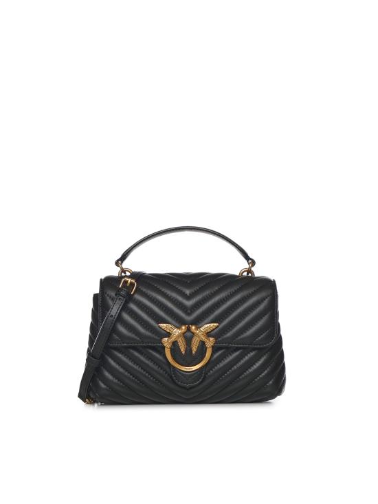26FW 핑코 토트백 100044 A0GKZ99Q NERO ANTIQUE GOLD - PINKO