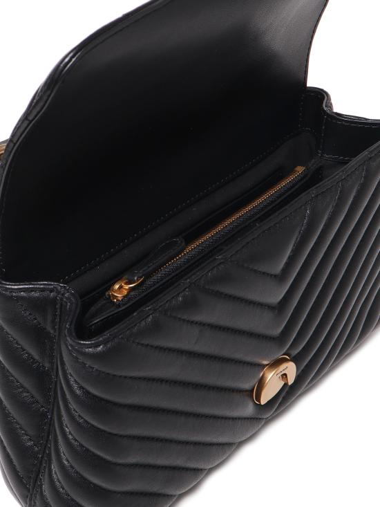26FW 핑코 토트백 100044 A0GKZ99Q NERO ANTIQUE GOLD - PINKO