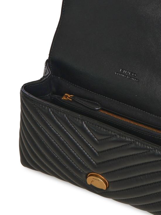 26FW 핑코 토트백 100044 A0GKZ99Q NERO ANTIQUE GOLD - PINKO