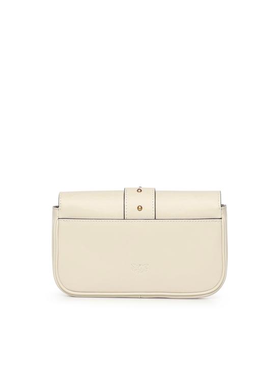 26FW 핑코 크로스백 100061 A0F1Z14Q BIANCO SETA ANTIQUE GOLD - PINKO