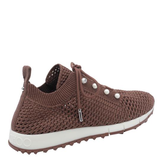 26FW 지미추 스니커즈 VELES QEHCHOCOLATE BRONZE BROWN - JIMMY CHOO