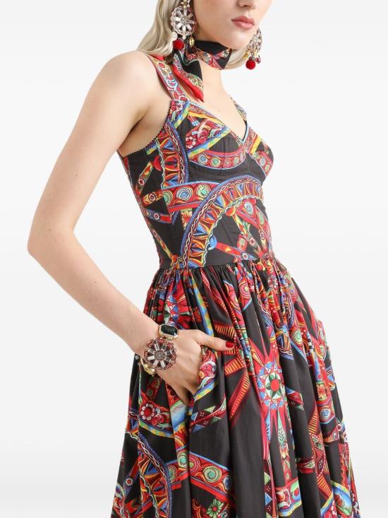 26FW 돌체앤가바나 롱 원피스 F6TTHT GDDTFS9000 Fantasia - DOLCE & GABBANA