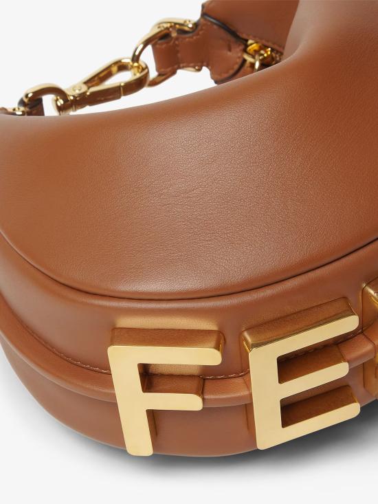 26FW 펜디 펜디그라피 미니 호보백 8BS081A5DY F1UK8 MARRONE - FENDI