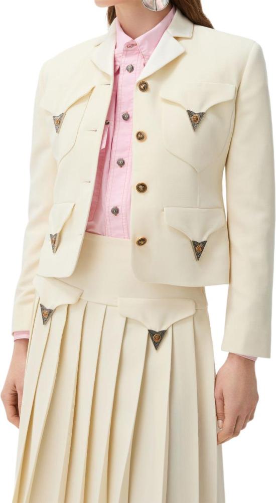 26FW 베르사체 자켓 10254491A183051W740 WHITE - VERSACE