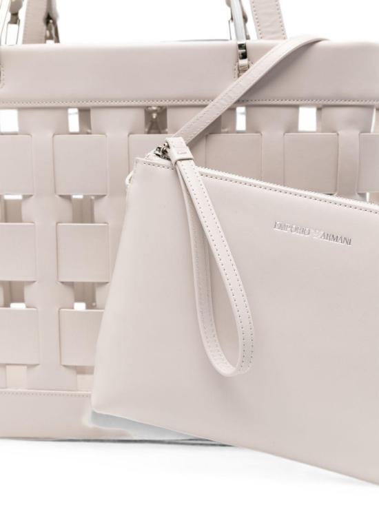 26FW 엠포리오 아르마니 토트백 EW000360AF27054U1015 LICHTGREY - EMPORIO ARMANI