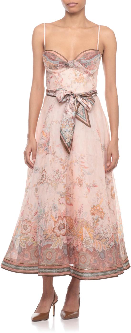 26SS 짐머만 롱 원피스 7477DS262PKP PINK - ZIMMERMANN