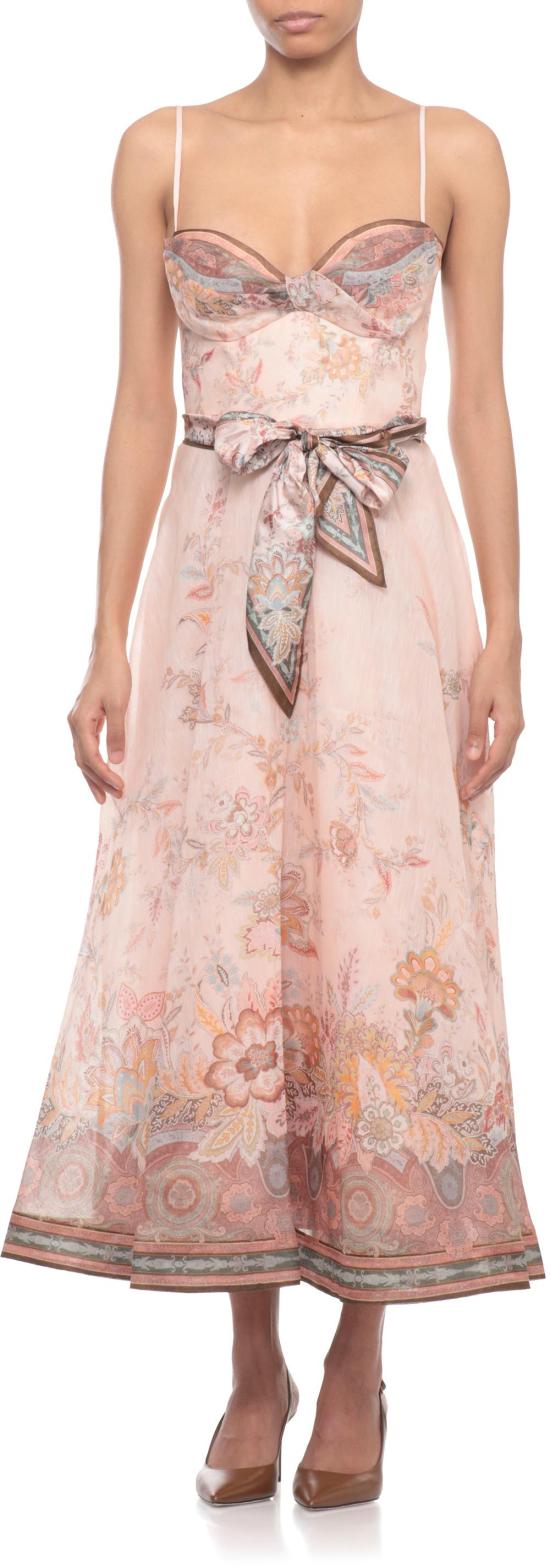 26SS 짐머만 롱 원피스 7477DS262PKP PINK - ZIMMERMANN