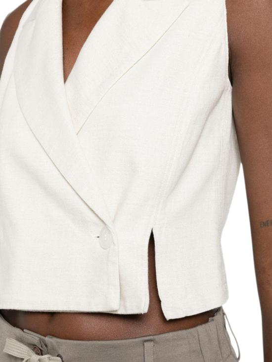 26FW 엠포리오 아르마니 베스트 EW005248AF28335M0076 WHITE - EMPORIO ARMANI
