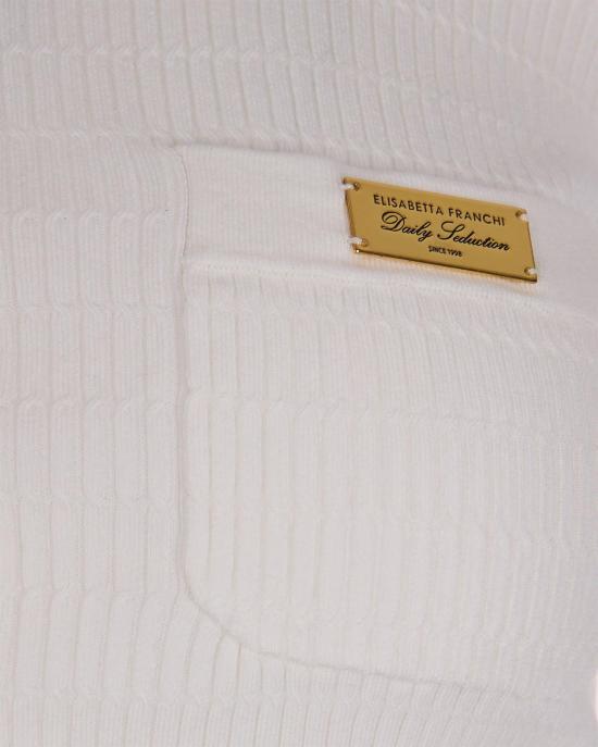 26SS 엘리자베타프랜치 니트웨어 MK88B61E2360 WHITE - ELISABETTA FRANCHI