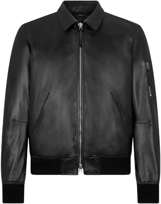 26FW 톰포드 가죽 자켓 LMN035BLACKLTHRWEARBLOUSON