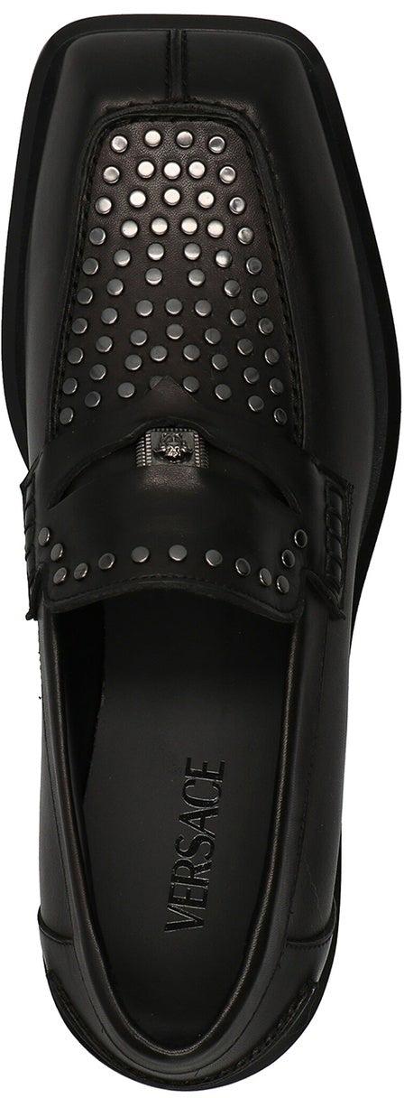 25FW 베르사체 로퍼 10081551A058361B00E BLACK - VERSACE