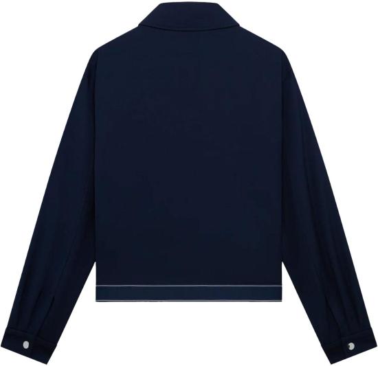 26SS 카사블랑카 코트 WOOLSPORTSJACKETNAVY - CASABLANCA