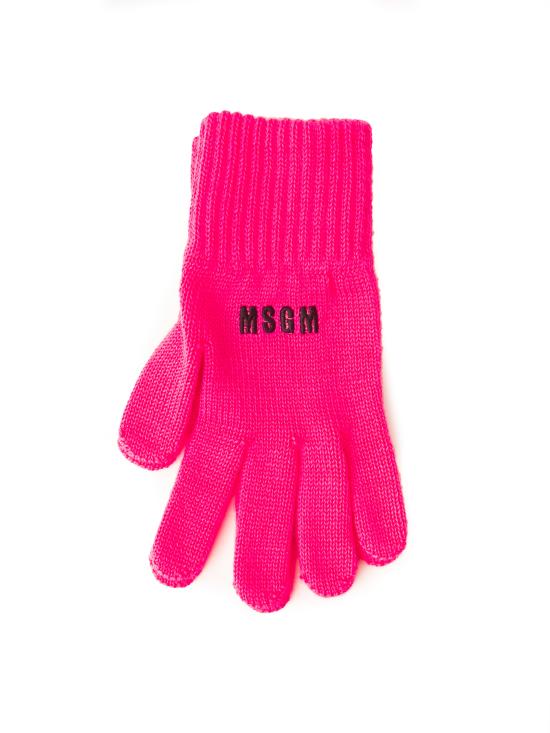  엠에스지엠 미니 로고 자수 울 장갑 3541MDN01 237761 15 FUCHSIA - MSGM