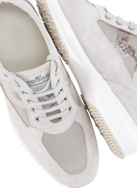 26SS 호간 스니커즈 HXW00N05640UWQ 0RVC Beige - HOGAN