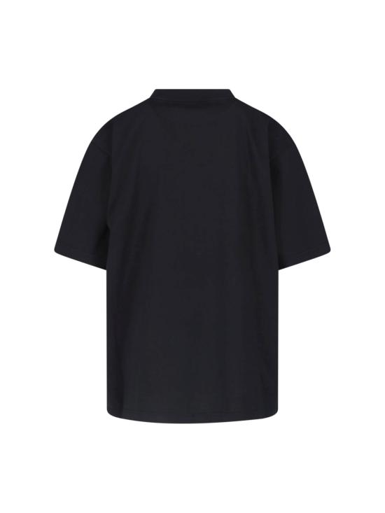 26FW 발렌시아가 더 도어 오버사이즈 티셔츠 871733 TUVO4 1000 BLACK - BALENCIAGA