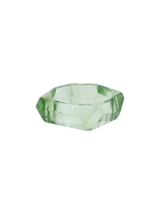 26FW 지미추 반지 FACETED BRACELET EYF CLOVER GOLD Green - JIMMY CHOO