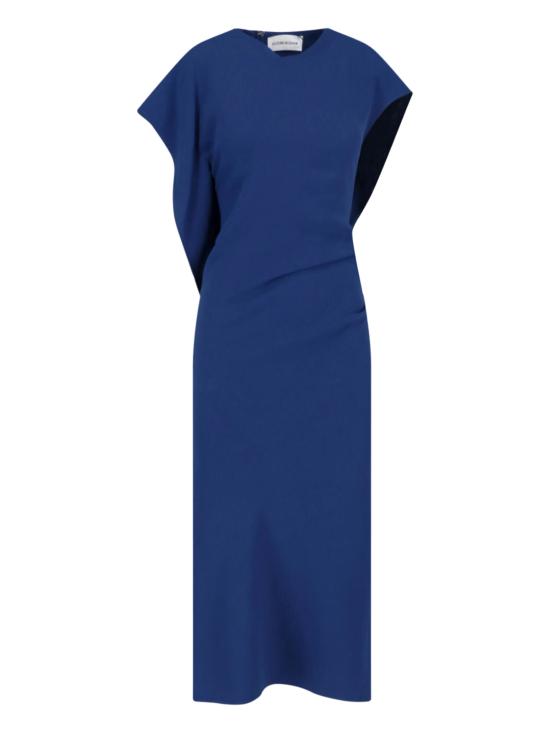 26FW 빅토리아 베컴 롱 원피스 1326WDR007380B DARK OCEAN Blue