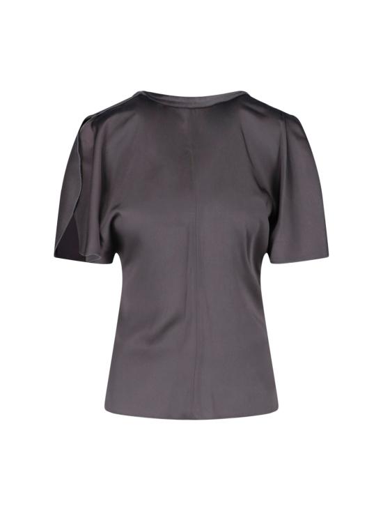 26FW 빅토리아 베컴 반팔 티셔츠 1126WTP006579A ORE GREY