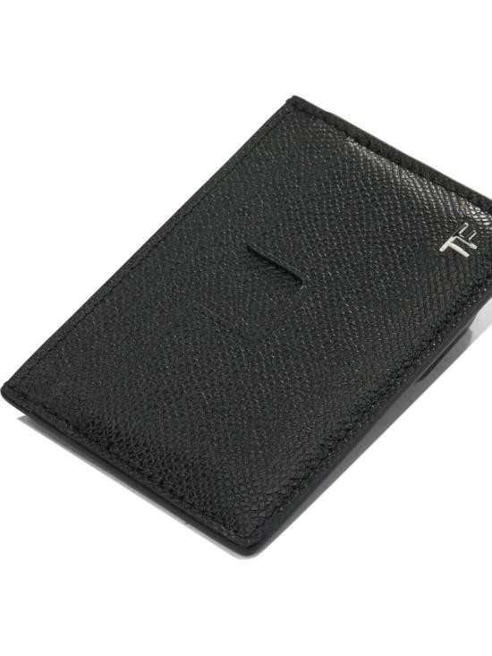 26FW 톰포드 스몰 그레인 레더 클래식 카드 홀더 YM232 LCL081S NAA Black - TOMFORD