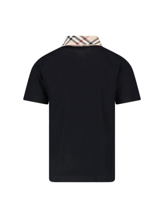 26FW 버버리 폴로 티셔츠 8126965 A1189 Black - BURBERRY