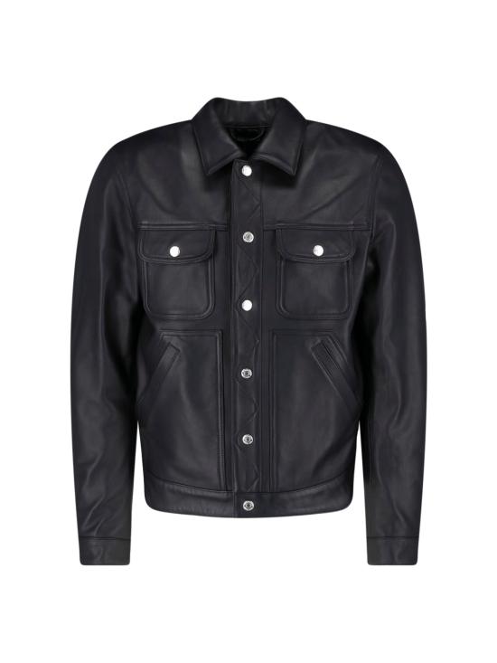 26FW 디스퀘어드2 가죽 자켓 S74AM1571 SY1491 900 Black
