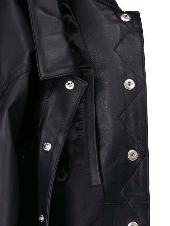 26FW 디스퀘어드2 가죽 자켓 S74AM1571 SY1491 900 Black - DSQUARED2