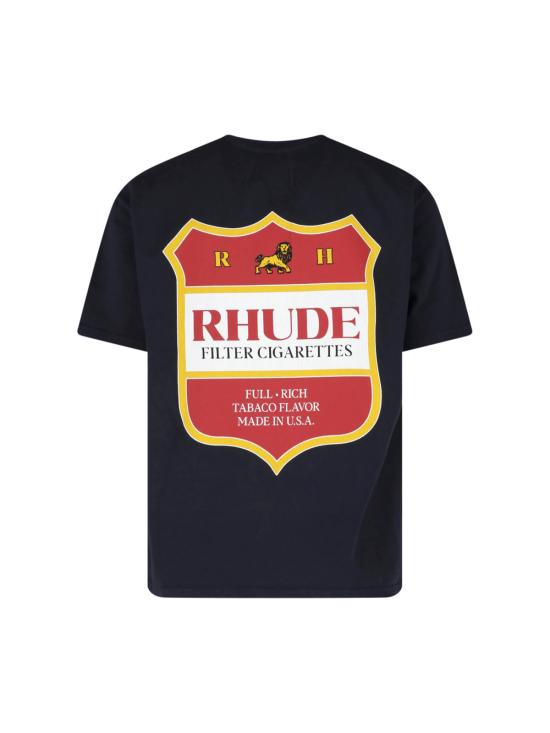 26FW 루드 반팔 티셔츠 RHPF26TT01012 6499 Black - RHUDE