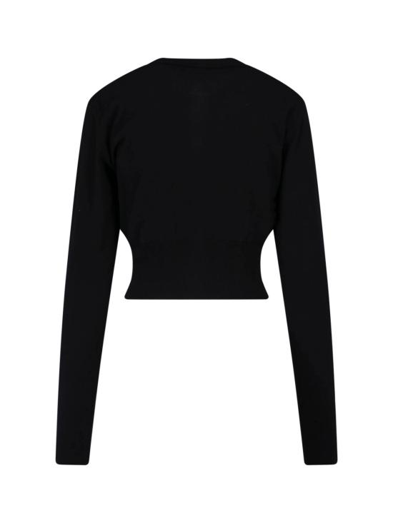 26FW 비비안웨스트우드 베아 크롭드 가디건 1803002U Y001V N402 Black - VIVIENNE WESTWOOD