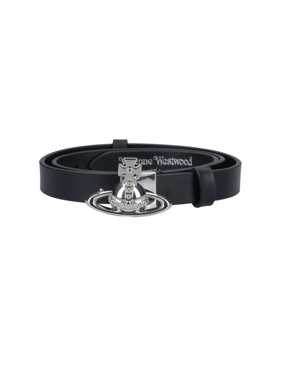 26FW 비비안웨스트우드 레귤러 벨트 82010088W L00CH N401 Black