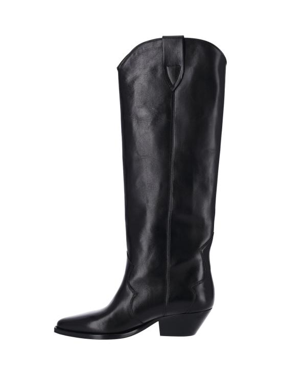 26FW 이자벨마랑 덴비 스웨이드 레더 하이 부츠 BT0001FA A3A03S 01BK BLACK - ISABEL MARANT