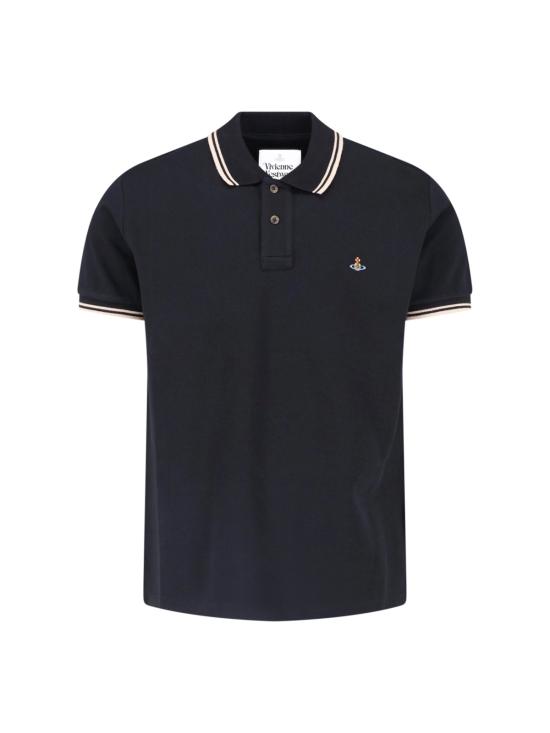 26FW 비비안웨스트우드 폴로 티셔츠 2H01000Y J00AU N401 Black