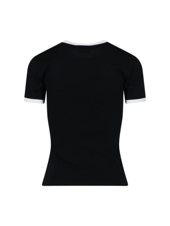 26FW 쿠레쥬 반팔 티셔츠 PERJTS017JS0070 9901 BLACK - COURREGES
