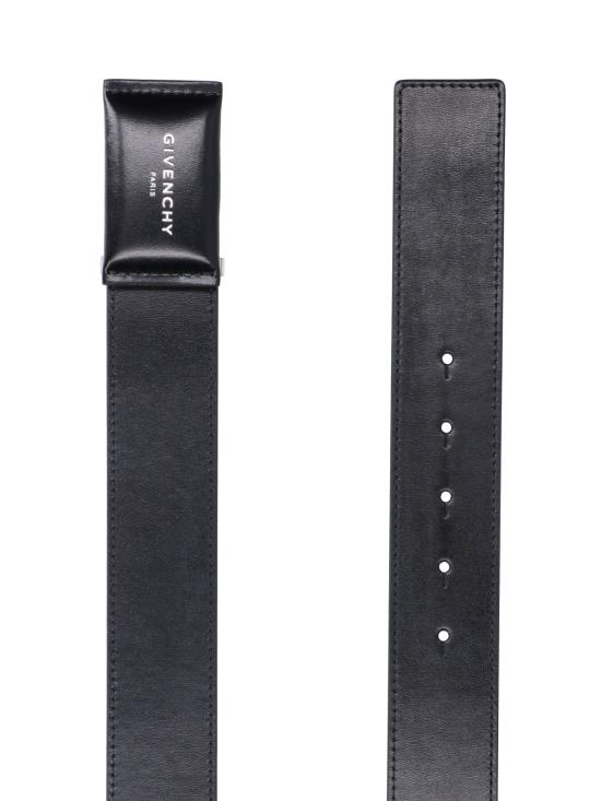 26FW 지방시 가죽 벨트 BK407MK21N 001 Black - GIVENCHY