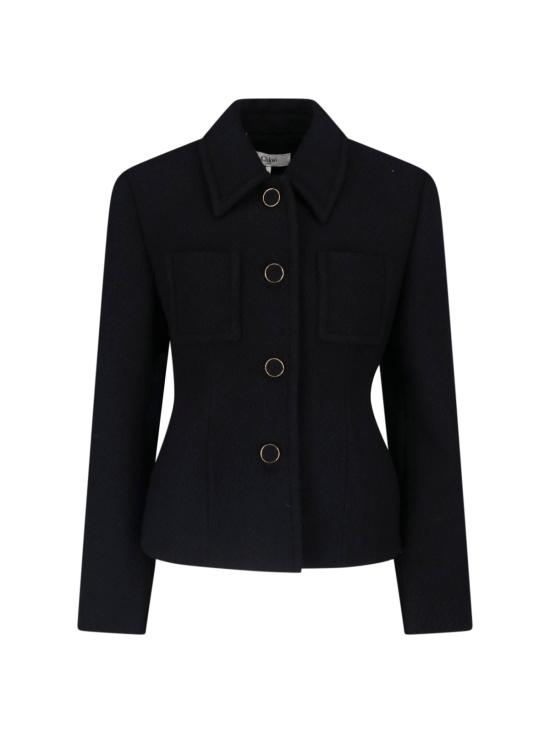 26FW 끌로에 수트 자켓 26AVE08060 001 BLACK