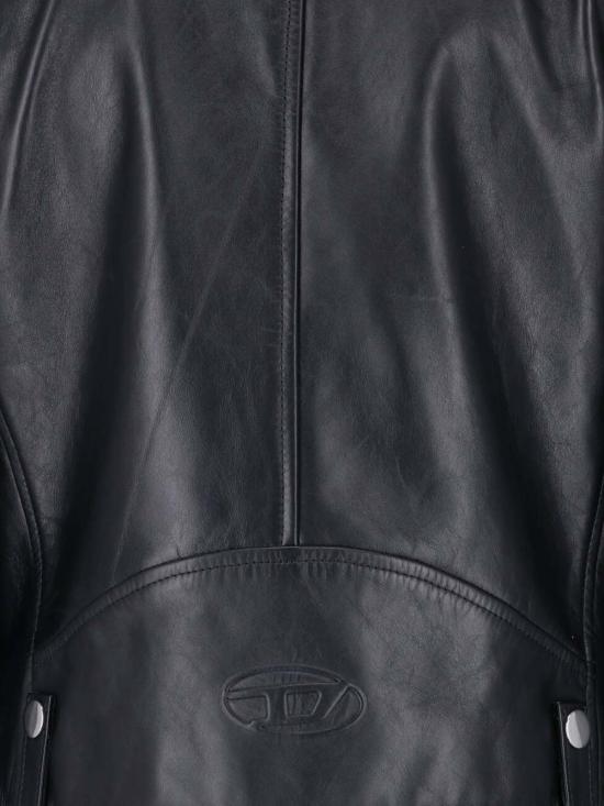 26FW 디젤 L-UNATIC 왁스드 레더 자켓 A21902 0CECH 9XX - DIESEL